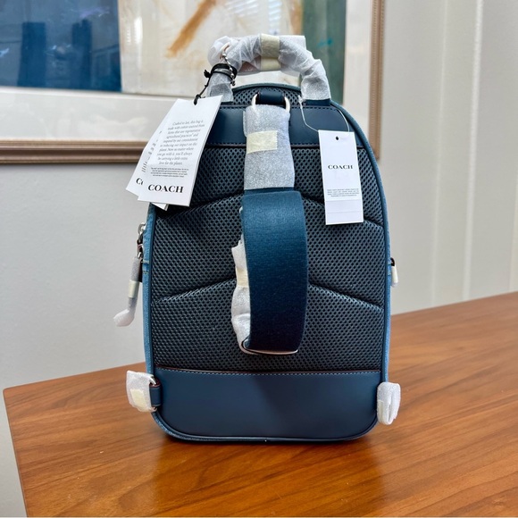 NWT $395 Coach Denim Charter Unisex Crossbody Sling Pack - Picture 11 of 13